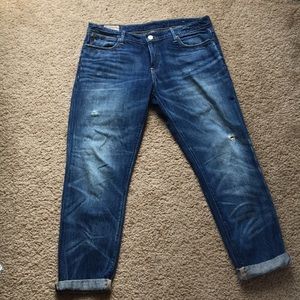 RL Polo boyfriend distressed jeans